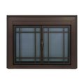 Fireplace Glass Doors Easton Small Burnished Bronze EA-5010BB